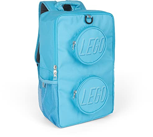 LEGO Unisex-Kinder Backstein Rucksack, Medium Azur, Einheitsgröße