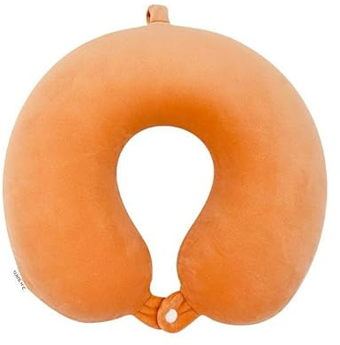 WINLIFE Memory Foam Nackenkissen Stützkissen luxuriöses kompaktes Schlafrestkissen (Orange)