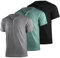 Liloak Henley T Shirt Mens 3 Pack,4 Pack Short Sleeve Henley Shirt,3 Button Tee Shirts Multipack