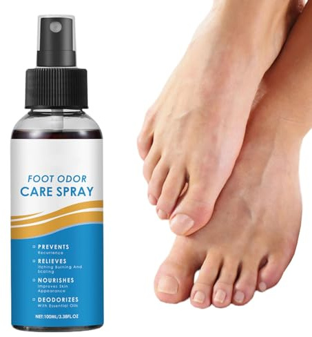 Spray pour le soin des odeurs des pieds - sprays éliminateurs d'odeur de chaussures, pour les athlètes, pour chaussures supplémentaires pour les chaussures puantes, 3,38fl.oz de relief r