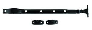 Steel Casement Stay – Heavy-Duty Window Stay Arm – Durable Zinc or Black Epoxy Finish – Hardware Fittings Included (Epoxy Black, 250mm)