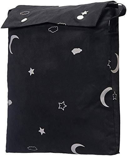 Amazon Basics Portable Blackout Curtain Shade with Suction Cups, 50 W x 78 L, 1-Pack, Moon and Stars