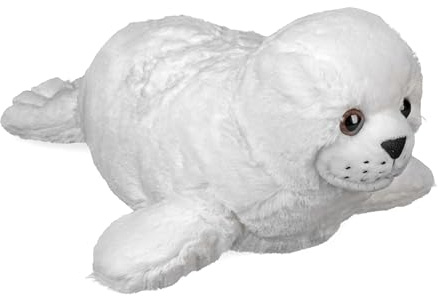 Wild Republic Cuddlekins Cucciolo di foca Arpa, Peluche di Animali, 30 cm, Peluche per Neonati, Peluche per Regalo di Compleanno Imbottitura Realizzata Partendo da Bottiglie Riciclate