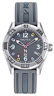 Nautica Reloj Hombre de Cuarzo analógico con Correa en Silicona NAPPOF901