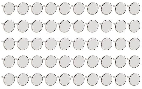 QUARKZMAN 11x15mm Mobili Tappezzeria Chiodi x 150pz Piatti Testa Decorativi Chiodi Mobili Chiodi Perni per Mobili Fai-da-Te Decorativo, [Tono argento ]