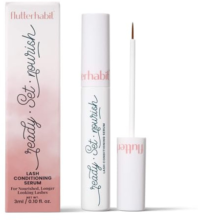 Ready, Set, Nourish Eyelash Care Serum - Eyelash Conditioner for Thicker and Thicker Eyelashes - Eyelash Serum for Women - Eyelash Serum with Peptide Formula p