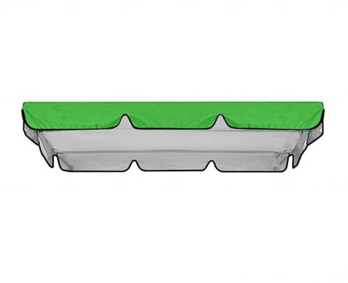 TYBEITAO Tela Oxford Recubierta De Plata 600D Toldo Balancin De Jardin Resistente ai Viento Y ai Desgarro Toldo Balancin De Jardin,Green-164 * 114 * 15cm
