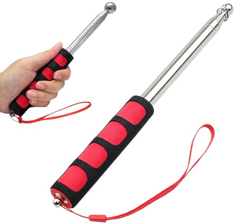 LAKJUOZ Mât De Drapeau Télescopique 2 M Mat Drapeau Exterieur Mat Pour Drapeau Pour Drapeau Portatif Pour Guides Camping Enseignants Excursions Compétitions