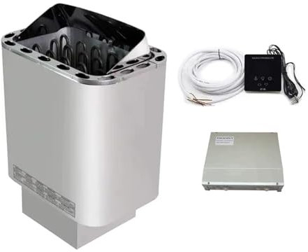 TIEOAXFT Precio del Calentador de Sauna de Vapor seco de 9KW con Panel de Control Digital AT86