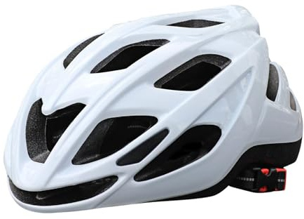 AsrMyjcx Casco per Bambini Realizzato con Materiale Leggero E Resistente agli Urti, Imbottitura Interna Ad Asciugatura Rapida E Cinturino Regolabile per L', Bianco