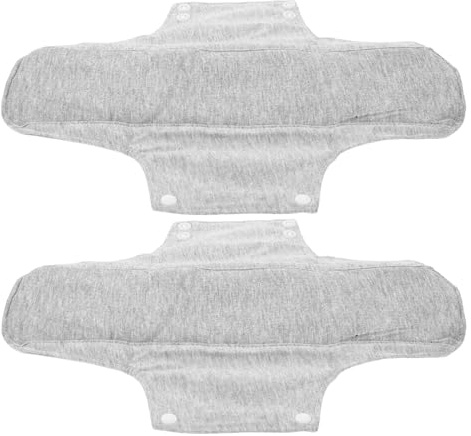 NAMOARLY Compresas ultrafinas de algodón 2 unidades 22x28 cm para incontinencia urinaria y maternidad, protectores diarios lavables para mujeres en recuperación posparto
