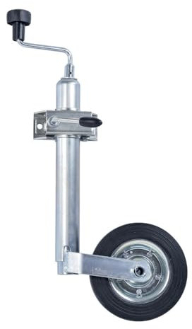 Roue jockey diamètre 200mm - Bride de fixation diamètre 48mm