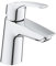 GROHE Eurosmart S-Size Waschtischarmatur mit Push-Open Waste 14,9 cm, Chrom