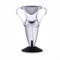 Wein-Dekanter Rotwein karaffe mit Trichter, Doppel griffe + langlebige Basis, Wein-Decanter-Belüfter mit breitem Flaschen mund Design