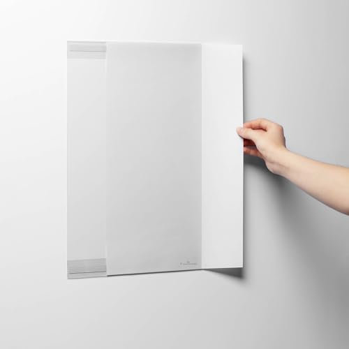 Durable Infohalter rPET A3 selbstklebend, aus recyceltem PET, Dokumentenhülle, transparent, 5 Stück, 504519