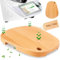 Holz Gleitbrett für Thermomix TM6 TM5, für Thermomix Gleitbrett TM6 mit Rollen Müheloses Verschieben, Brett Tm6 mit Platz für Löffel, Buche