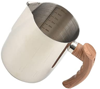 VILLFUL 1pezzi Pentola Per Sciogliere Le Candele in Scala Tazza Per Candele Fatte Mano Realizzata in Acciaio Inossidabile e Buona Qualità Design Semplice e Pratico Grande Capacità Per Uso