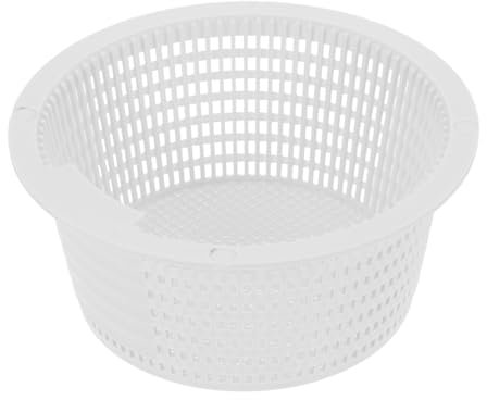 Kisangel Cesta Skimmer para Piscina Elevada Acero Filtro Colador Resistente para Eliminar Residuos Compatible Piscinas De Pared De Acero Limpieza Fácil y Duradera para