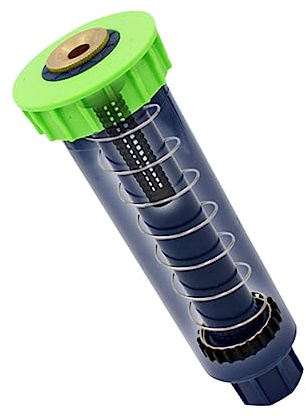 VICASKY 360grado Irrigatori Scomparsa in Plastica Abs Con Ugello Doppio Spruzzo in Ottone e Molla in Acciaio Inox Per Prati, Aiuole e Spazi Verdi Filtro Incorporato Per Prevenire Ostruzion