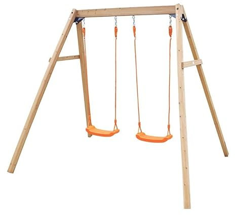 Altalena Da Giardino Per Bambino Legno Set Altalena da Giardino Misure A Scelta cm in Legno di Pino (225x200x201cm)