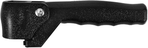 BAZEITFLOW Mango de Bastón Hecho a Mano para Tubo de 22 Mm, Repuesto Ergonómico de Plástico Negro, Asistencia para Caminar Diaria, Ayuda para Movilidad de Personas Mayores