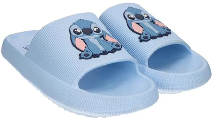 Disney Stitch Ciabatte Mare Ragazza e Donna | Pantofole Piscina Doccia Gomma EVA Leggera | Sandali Fascia Spiaggia Comodi Estivi Blu Azzurro [7316 Azzurro Stitch - 40/41]