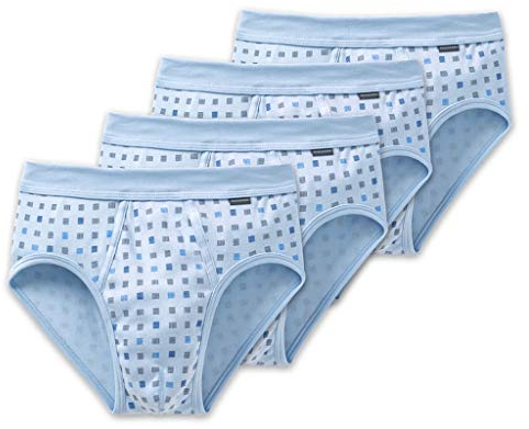 Schiesser Sporttrosor för män, 2-pack med gylf – Essentials, 4 x luft, XXL