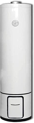 VDS Scaldabagno Combinato Elettrico e Legna 80 Lt, Bianco, Legno