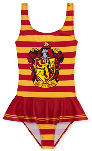 Harry Potter Bañador Niña Natacion Traje de Baño de una Pieza para Niñas Bañadores Niña Playa Piscina Ropa de Verano Niña Chica Adolescente
