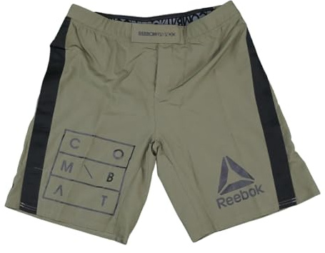 Reebok UFC Olive Speedwick Perfomance MMA Hero Training Men's Shorts (US, Waist, 32, Regular, Olive)