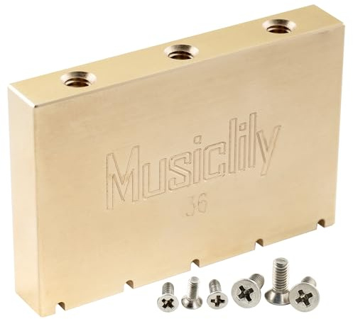 Musiclily Ultra 36mm Mässing Tremolo Block för Elgitarr Gotoh GE1996T Floyd Rose Locking Tremolo