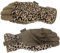 ESTEXO Gartenhandschuhe Arbeitshandschuhe Handschuhe Schutzhandschuhe Leopard Tan Größe L