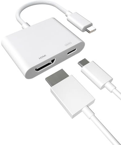 GNUADZ Adattatore USB C HDMI Senza Alimentazione Richiesta, Plug & Play Convertitore Schermo 4K con Porta di Ricarica cavo Tipo C hdmi Compatibile con Dispositivi con Porta Tipo C per Proiettore/Monit