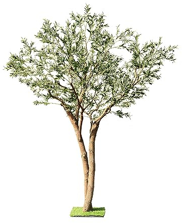 Bois Massif Arbre Artificiel Grand Olive entrée intérieure Plantes Vertes Salon décoration de fenêtre de Salon