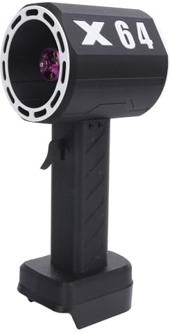 Omabeta Souffleur de Poussière électrique Puissant avec Contrôle de Vitesse Réglable pour Clavier de Voiture, Camping, compatibilité avec Batterie, Portable et léger.