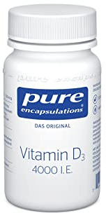 Pure Encapsulations Vitamin D3 4000IE - Ganzjährig die Versorgung sicherstellen - 30 Kapseln
