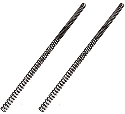 sourcing map Ressort 45cm Noir Motocyclette Moto Rechange Fourche Avant 2pcs