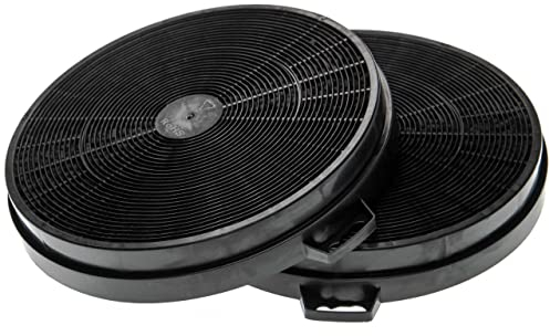 vhbw 2x filtres à charbon actif hotte aspirante, compatible avec Siemens LC45920SG, LC45950, LC45951, LC45960, LC45965, LZ 51400, LZ 51450, fibres de carbone