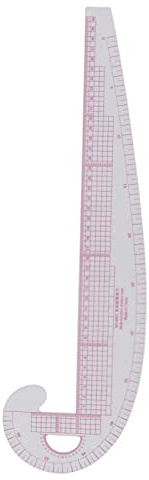 Regla Curva, Cintas Métricas y Reglas para Acolchado de 58 Cm, Herramientas de Costura Transparentes de Alta Precisión para Vestido DIY