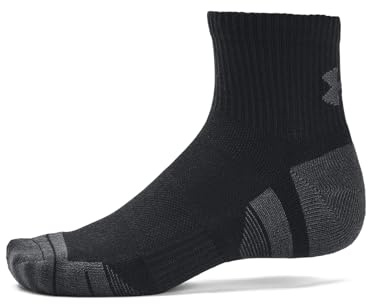 Under Armour Unisex UA Performance Tech 3pk Qtr, Black / Black / Jet Gray, L EU