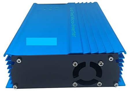 HTDRE Inverter di Rete da 500 W, Due modalità per Pannelli fotovoltaici o Batteria da 12 V, 24 V, 36 V, 48 V, 60 V, 72 V, Onda sinusoidale Pura Regolabile (220 V, 240 V, Voc26, 45 V, Batteria 24 V).