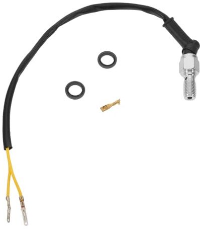 Healifty Interruttore Luce Stop Moto con Sensore Freno Posteriore Attuatore Pressione Cilindro Principale Compatibile con Motociclette e Scooter per Impianto Luci Posteriori Sicurezza