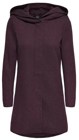 ONLY NOS Damen ONLSEDONA LIGHT COAT OTW NOOS Mantel,, per pack Mehrfarbig (Chocolate Truffle Detail: MELANGE), X-Large (Herstellergröße: XL)