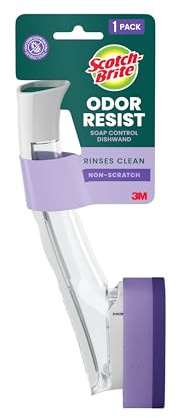 Scotch-Brite Soap Control Odor Resist Non Scratch Dishwand, 1 pack