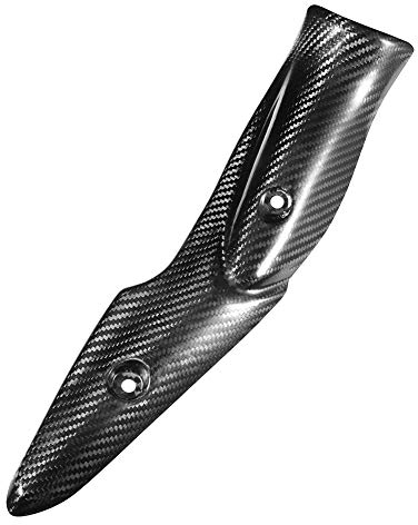 DEWIN Z900 Carbon Auspuffblende, Motorrad Hitzeschild Motorrad Auspuffanlage Carbon Hitzeschild Schalldämpferabdeckung Passend for Z900 17-19