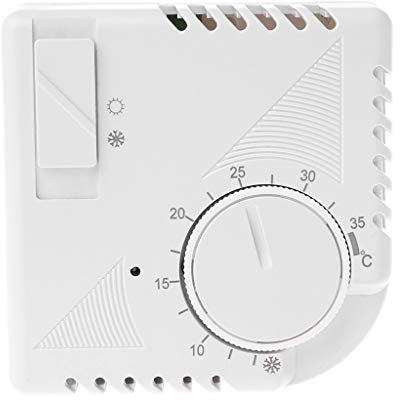 GUMEI Termostato Ambiente Universale Regolatore di Temperatura Meccanico a Risparmio energetico con Interruttore