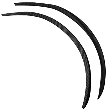 BYNYXI Sourcil Universel Roue Voiture, 1 Paire 72 cm éLargisseurs d'ailes Voiture Sourcil de Roue Garde-Boue Voiture Flexible Général Bandes Anti-Collision Protecteur Anti-Rayures