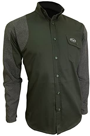 fratelliditalia.org Camicia da Caccia 5 Regina Elasticizzata Manica Rinforzata Bottoni Caccia