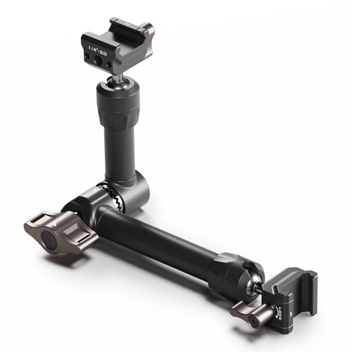 Tilta 10 Pro Articulating Arm with Dual NATO Attachments, Magic Arm Compatible with Cameras, Monitors and LED Lights - Black