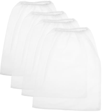 NIYANGLE Sacchetti di Ricambio Resistenti e Facili da Pulire Non Tessuto 4 Pezzi Sacchetti Antipolvere per Aspirapolvere Manicure per Attrezzature Nail Art
